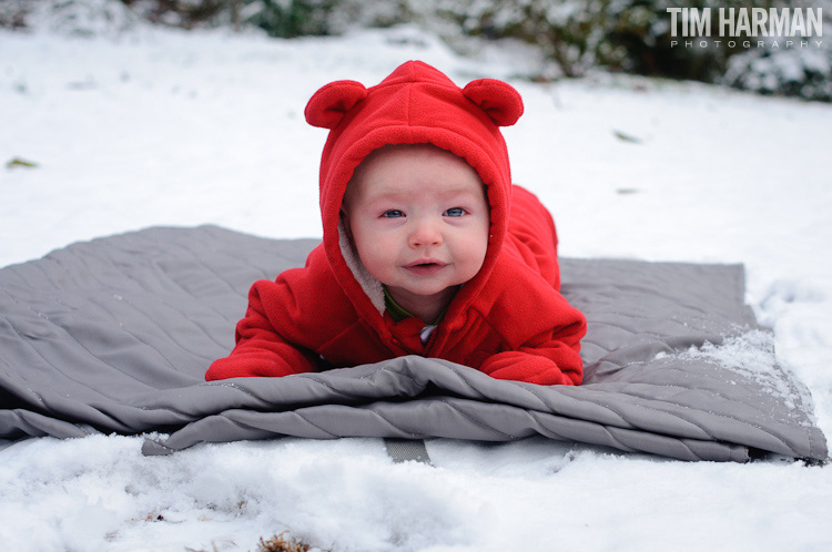 Luke in the snow!