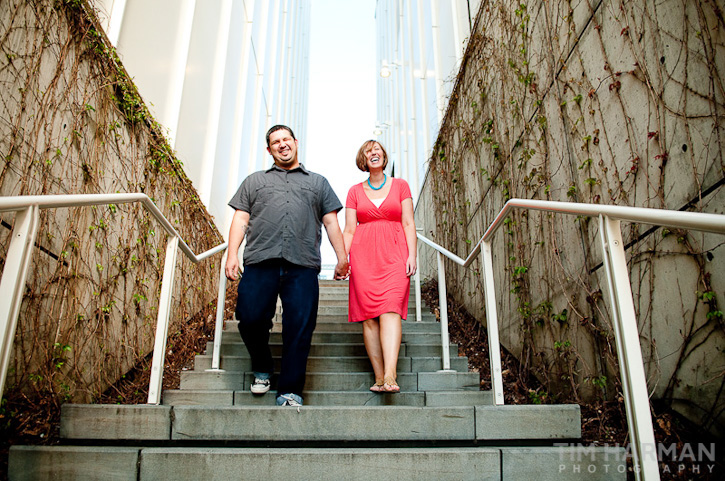 midtown engagement shoot