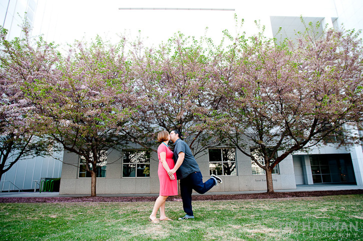 midtown engagement shoot