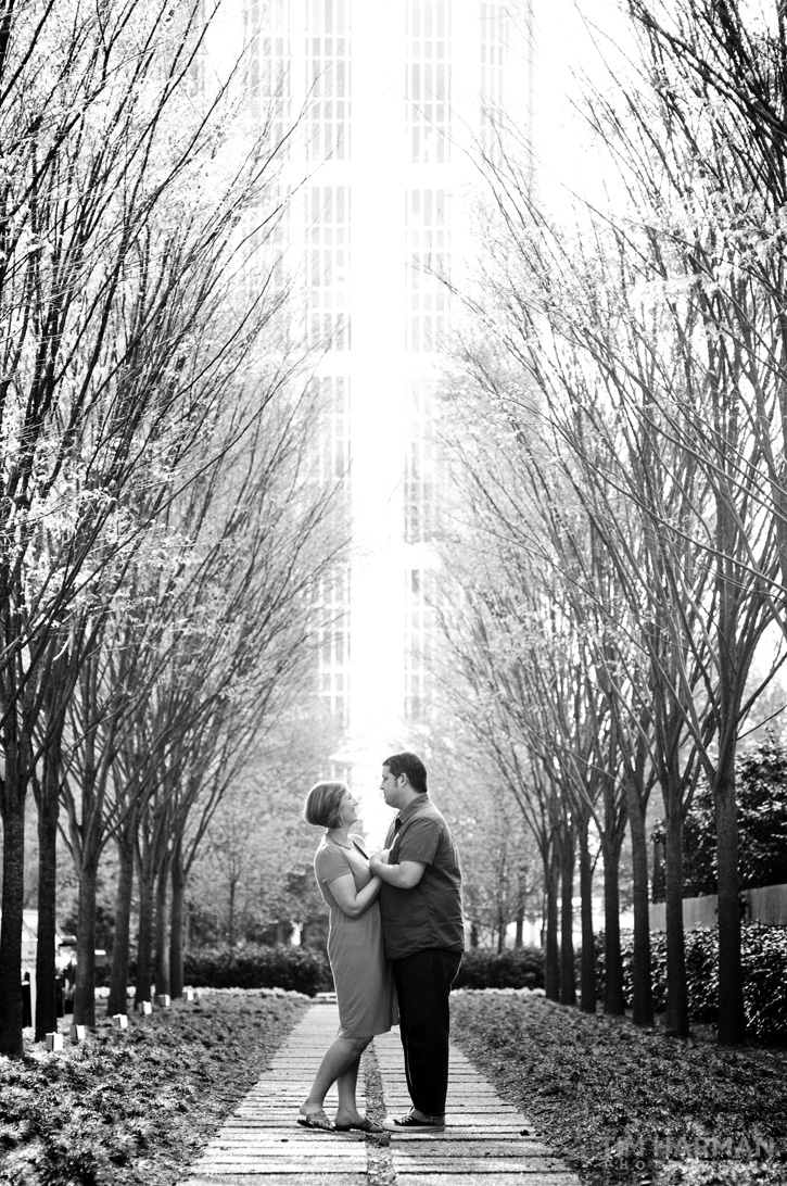 midtown engagement shoot