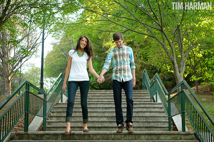 Atlanta engagement shoot in Piedmont Park