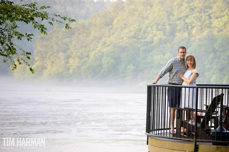 engagement shoot chattahoochee river