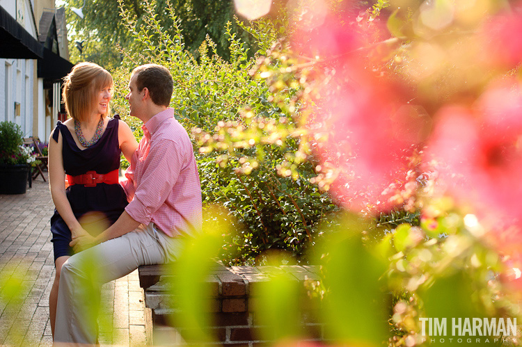 downtown roswell engagement shoot