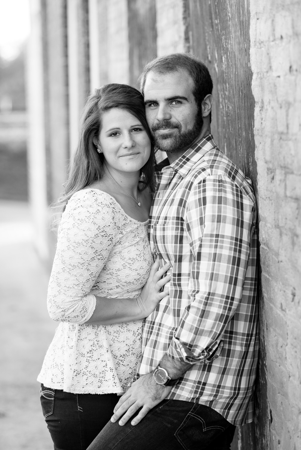 engagement shoot in downtown acworth and acworth beach