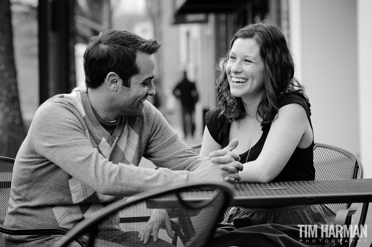 Engagement Shoot Pictures in the Marietta Square