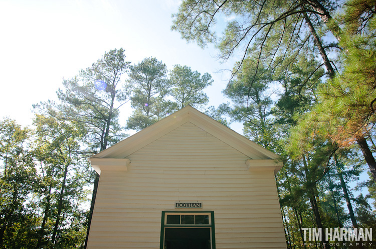 one room rural church wedding