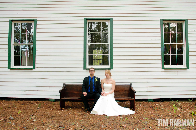 one room rural church wedding