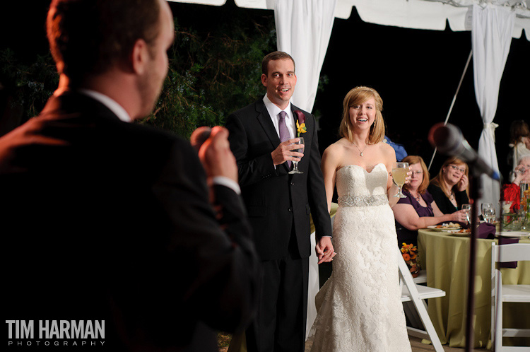 wedding reception at the gardens at great oaks