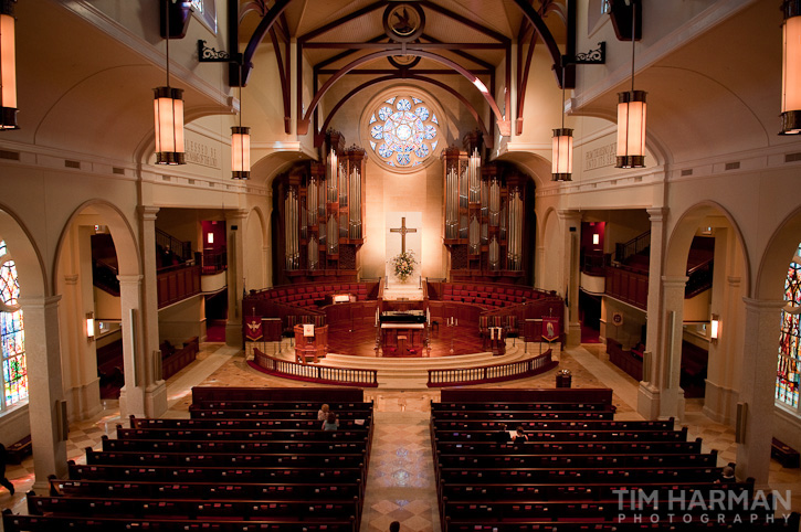 wedding at Peachtree Road United Methodist Church