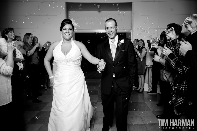 wedding at Fernbank Museum of Natural History, Atlanta, GA