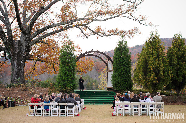 Wedding and Reception at Kingwood Resort in Clayton, GA