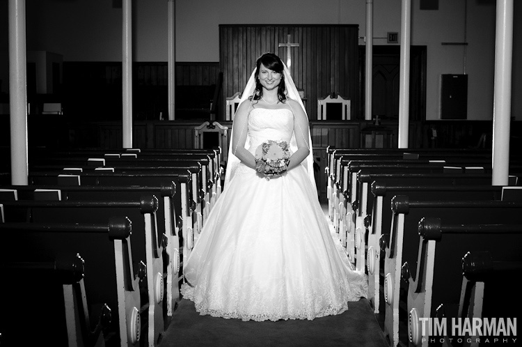 wedding at Midway Presbyterian Church