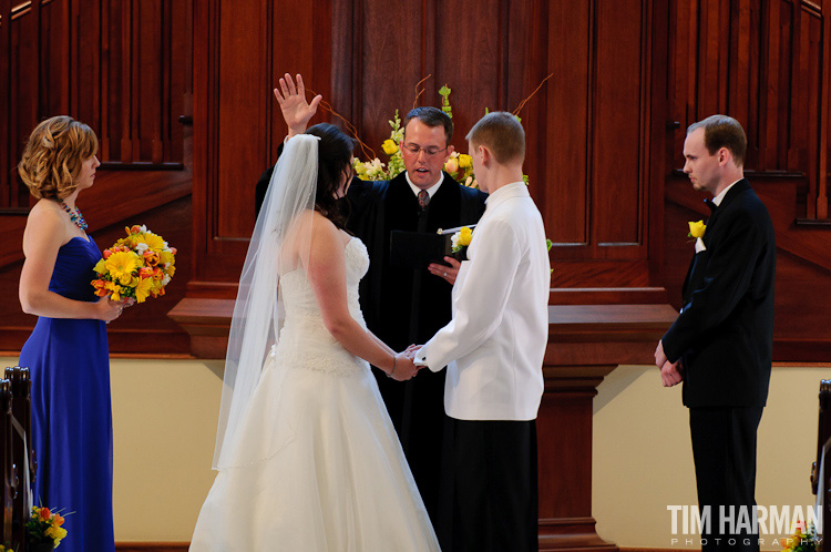 wedding at Midway Presbyterian Church