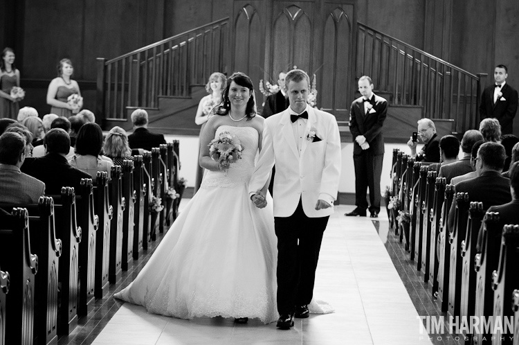 wedding at Midway Presbyterian Church