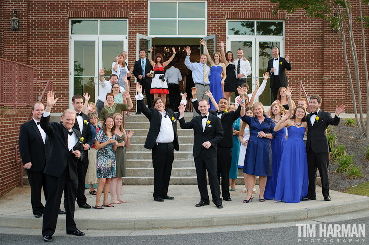 wedding at Midway Presbyterian Church