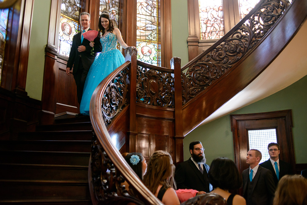 wedding at rhodes hall