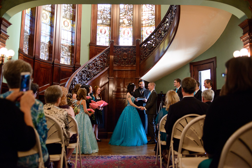 wedding at rhodes hall