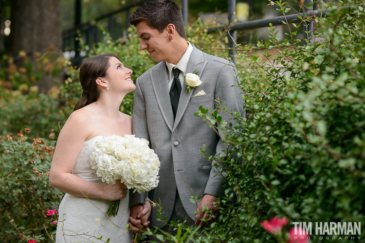 Wedding at Roswell United Methodist Church with reception following at Roswell Founders Hall