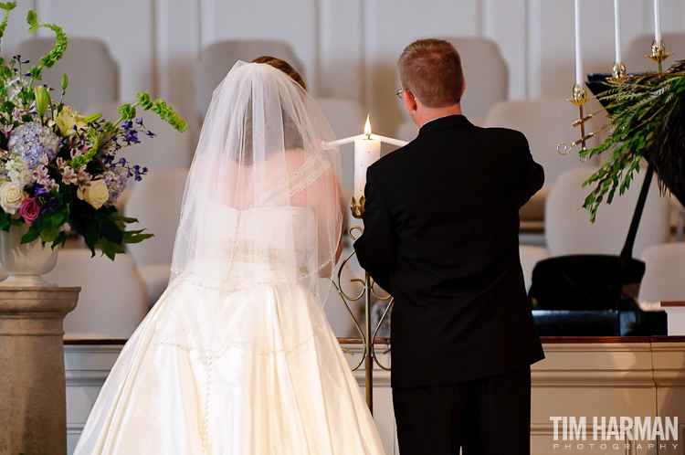 wedding at smoke rise baptist church in stone mountain