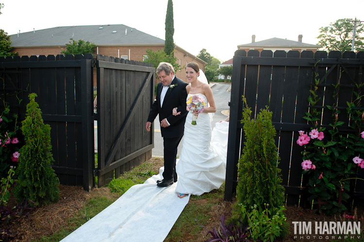 Wedding and reception at The Cotton Warehouse in Monroe, GA