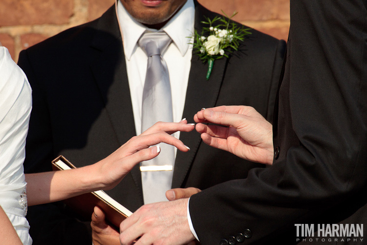 Wedding and reception at The Cotton Warehouse in Monroe, GA