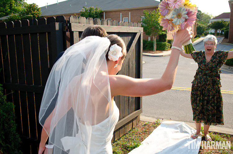 Wedding and reception at The Cotton Warehouse in Monroe, GA