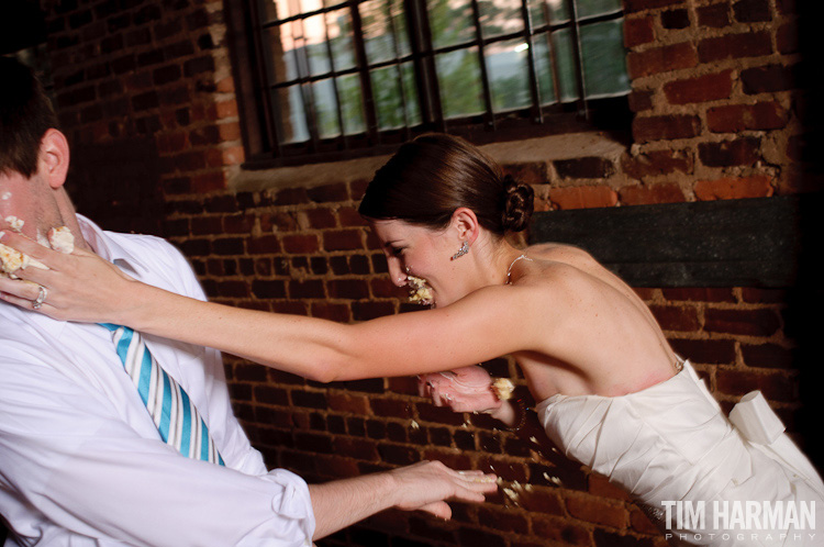 Wedding and reception at The Cotton Warehouse in Monroe, GA