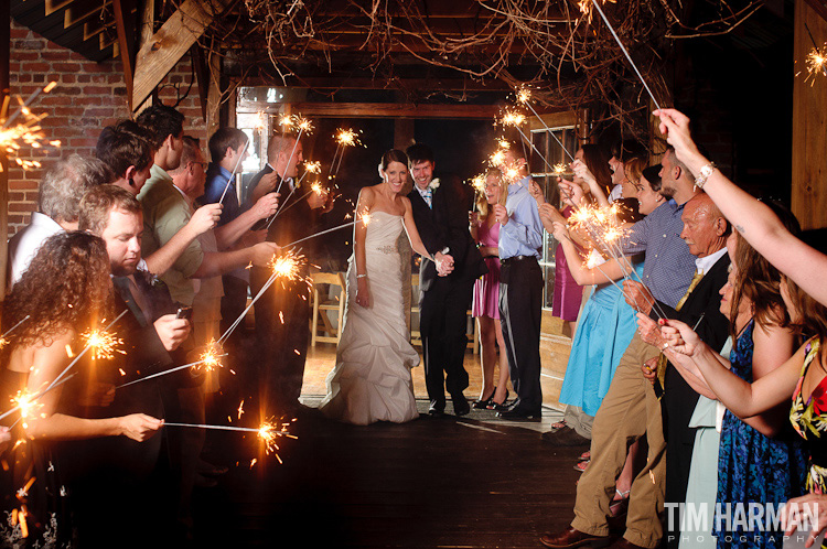 Wedding and reception at The Cotton Warehouse in Monroe, GA