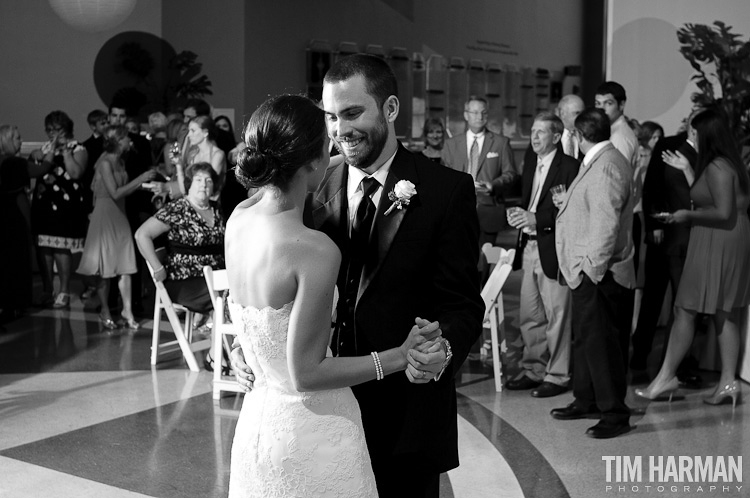 wedding reception at the Augusta Museum of History