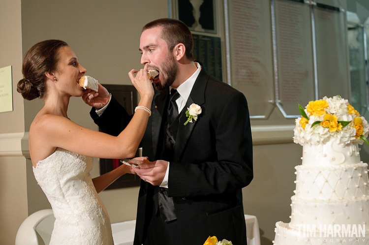 wedding reception at the Augusta Museum of History