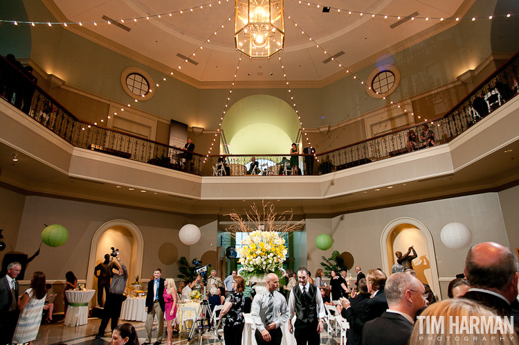 wedding reception at the Augusta Museum of History