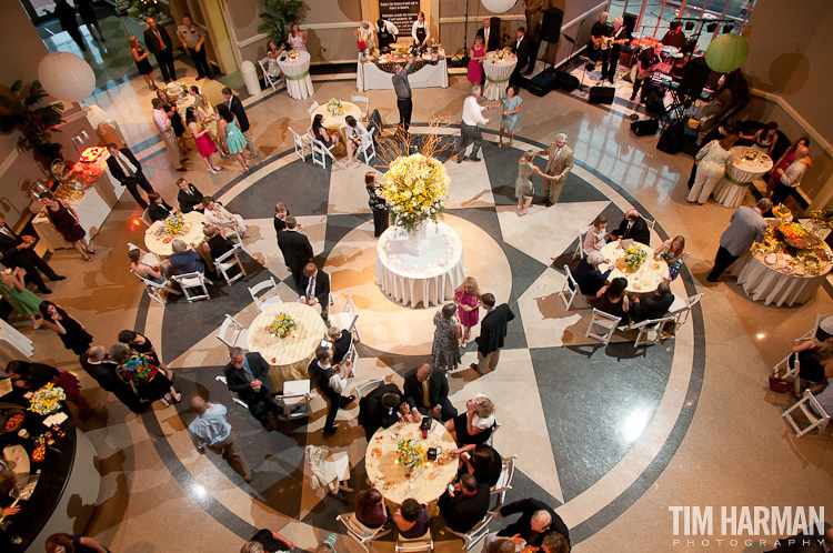 wedding reception at the Augusta Museum of History