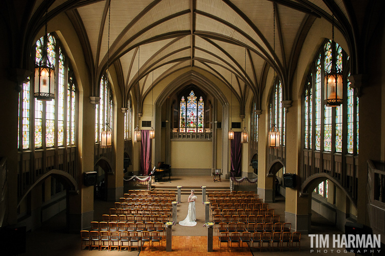 wedding and reception at St. Paul's Presbyterian Church in Atlanta, GA