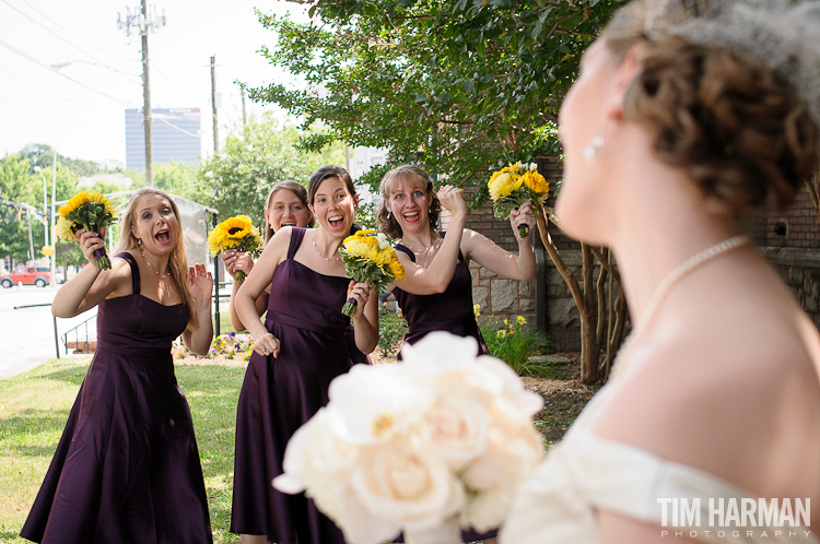 wedding and reception at St. Paul's Presbyterian Church in Atlanta, GA