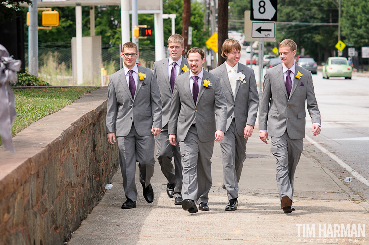 wedding and reception at St. Paul's Presbyterian Church in Atlanta, GA