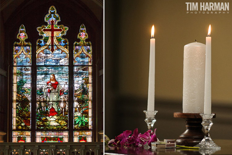 wedding and reception at St. Paul's Presbyterian Church in Atlanta, GA