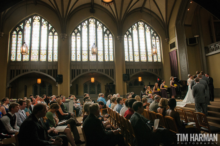 wedding and reception at St. Paul's Presbyterian Church in Atlanta, GA