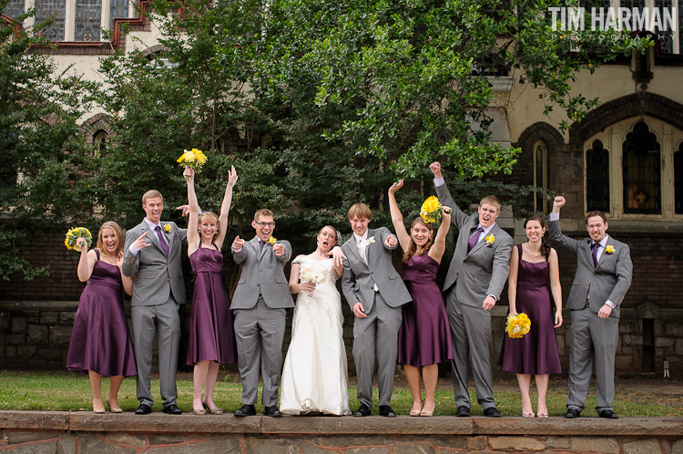 wedding and reception at St. Paul's Presbyterian Church in Atlanta, GA