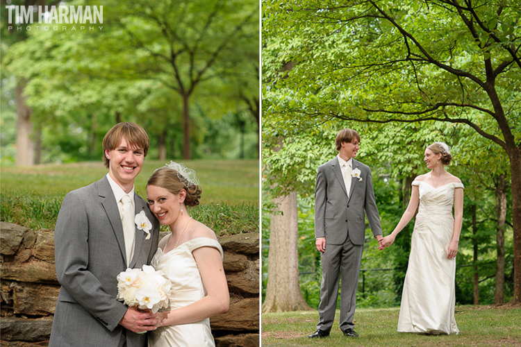 wedding and reception at St. Paul's Presbyterian Church in Atlanta, GA