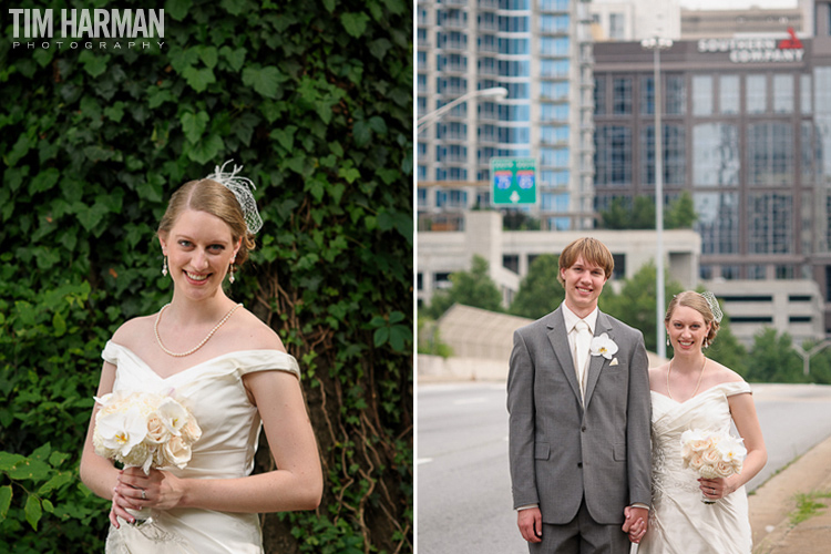 wedding and reception at St. Paul's Presbyterian Church in Atlanta, GA