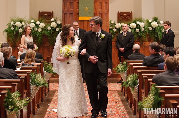 wedding at Christ Church Presbyterian and reception at Augusta Museum of History