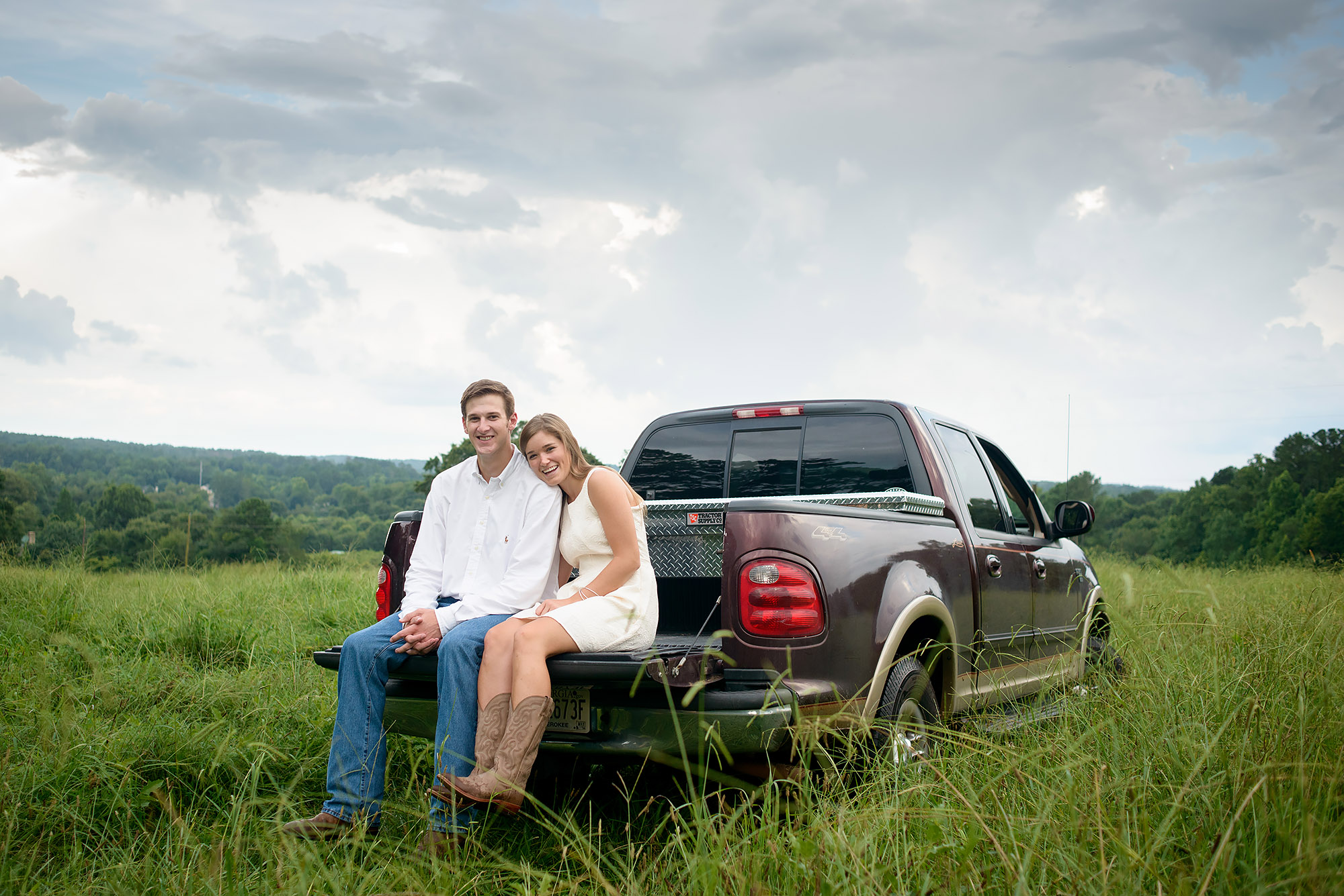 Taylor and Meghan | Farmland Engagement Shoot | Woodstock, GA