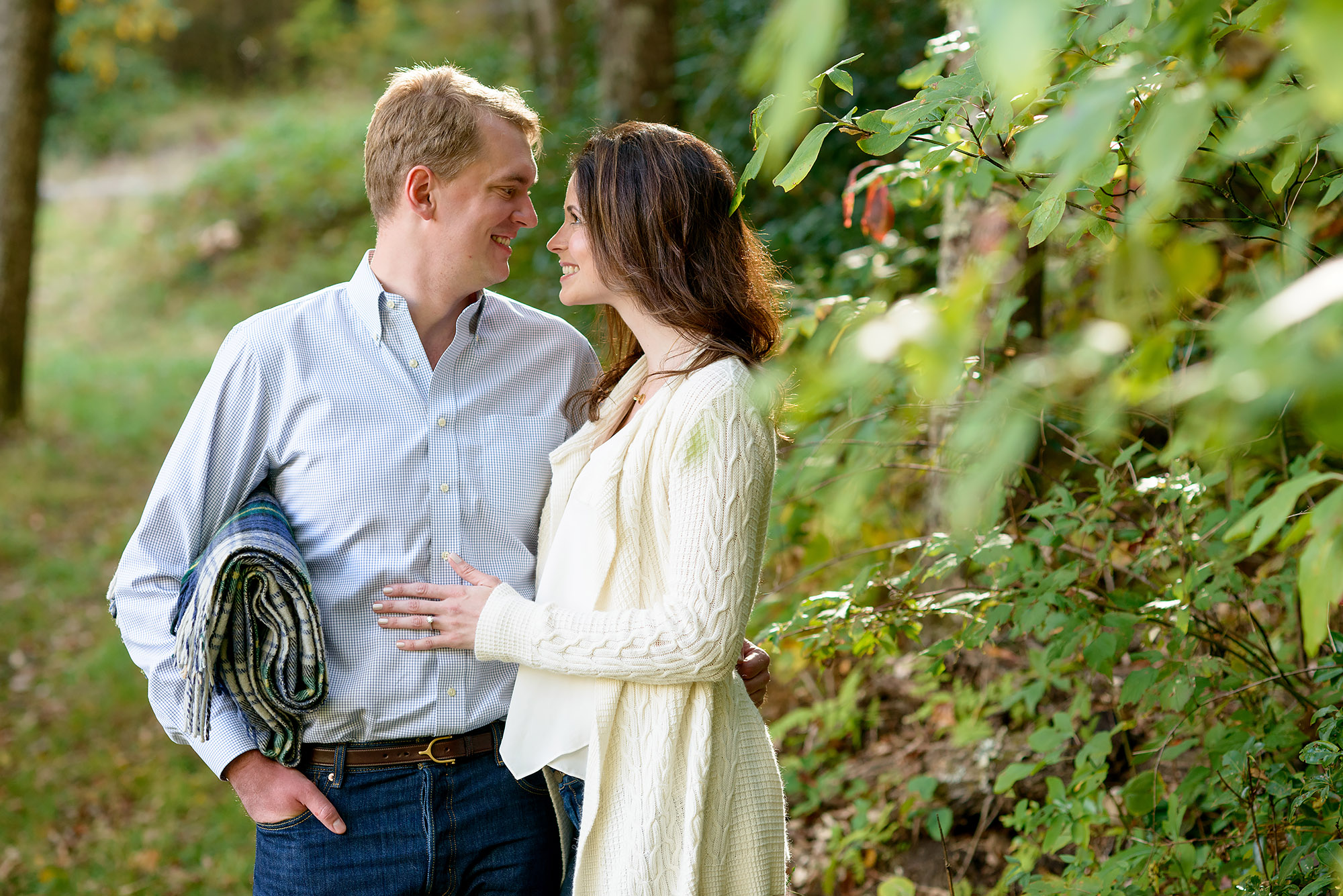 Tayloe and Isabel | Fall Engagement Shoot in Cashiers, NC