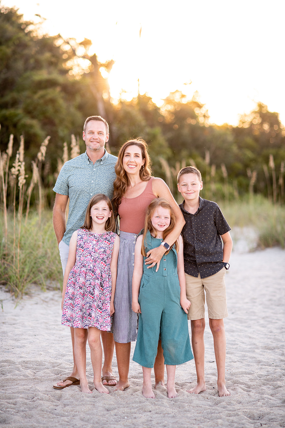 image of Tim Harman and family at the beach